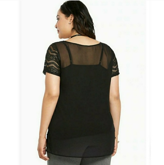 Torrid - Lace front top - Picture 6 of 8
